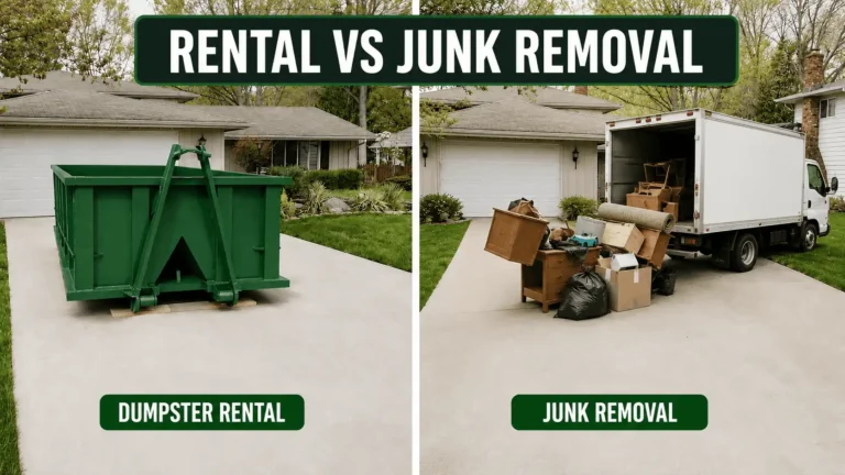 Dumpster Rental vs Junk Removal