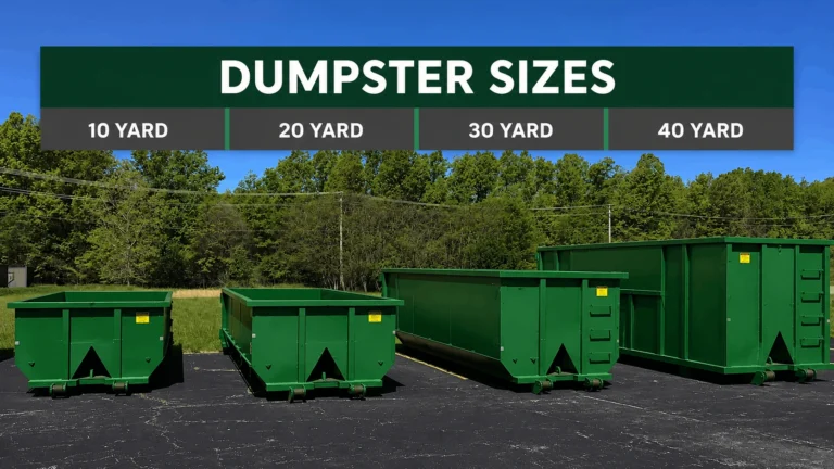 different dumpster sizes for your need